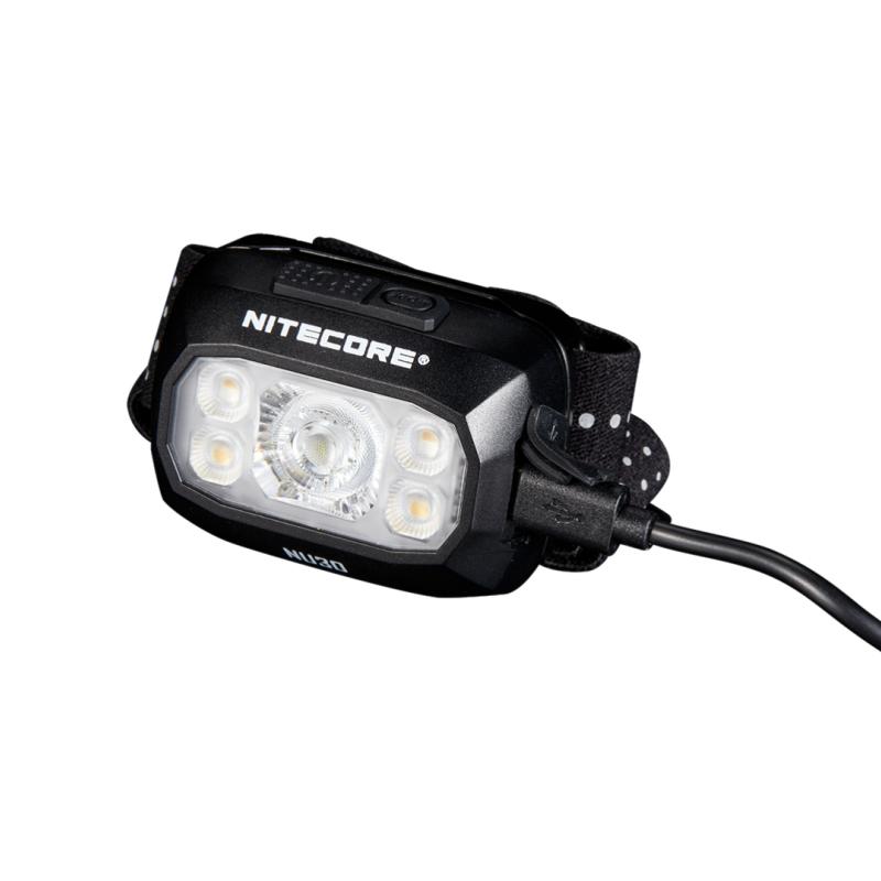 Nitecore NU30 500Lumens Max Throw of 130Metres Bulit-in 1500mAH Battery Rechargeable Lightweight
