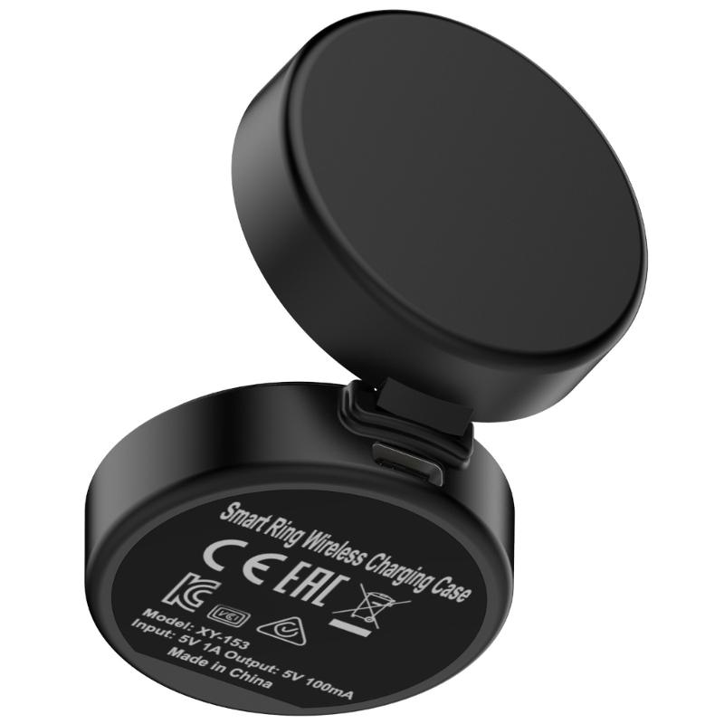 Étui de chargement intelligent à charge rapide avec cordon, alimentation rapide, design portable avec lumière LED pour Rings 4