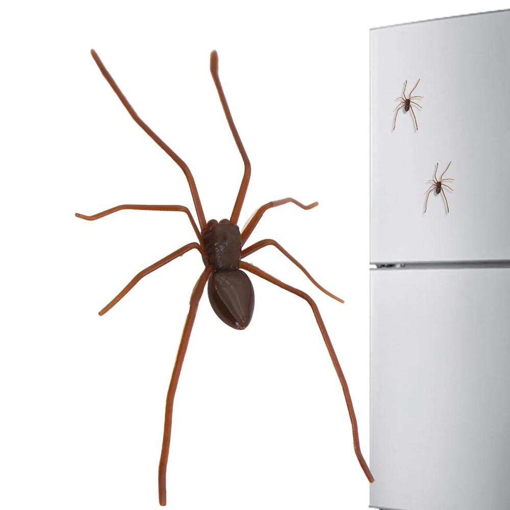 Simulation Spider Fridge Magnet Realistic Spiders Refrigerator Magnets Funny Prank Gadget Decor for Door Home Kitchen Bedroom