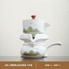 New Chinese Coarse Pottery Qingshan Automatic Tea Set Kuaike Cup, One Pot of Six Cups, Practical Gifts for Business Activities
