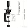 100% Real Hair Material Doll Head Men's 8-inch Hairdresser Beauty Styling Training Model Headband Clip Stand (stand Only)