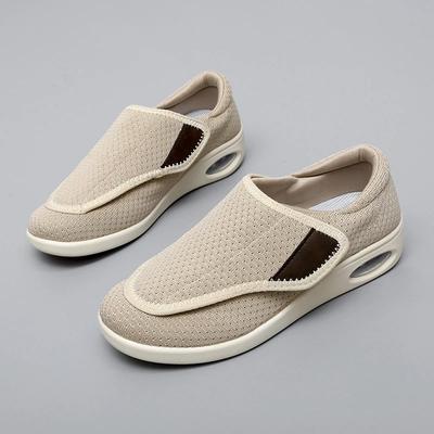 Neue lässige orthopädische Schuhe für breite Füße, geschwollene Schuhe, Daumen-Eversion, Anpassung, weicher, bequemer Diabetiker-Schuh, Wanderschuhe