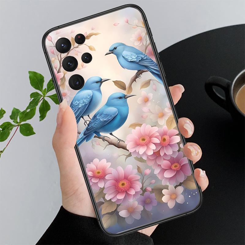 

Чехол для телефона с птицами для S24 S23 S22 S21 S20 Ultra S20 S22 S21 S23 S20 FE S24 Plus S21 Ultra