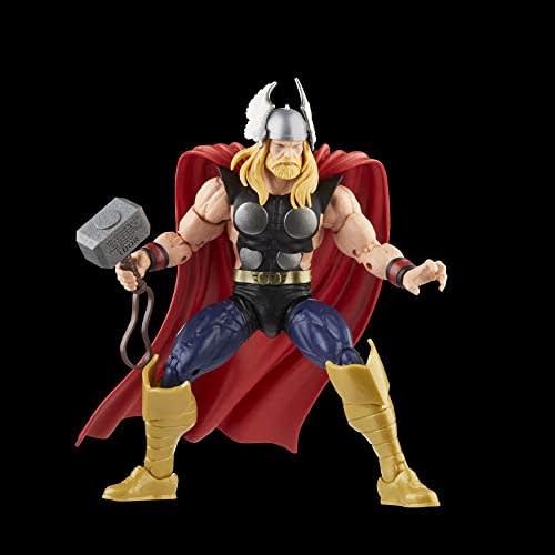 Hasbro MARVEL Marvel Legends Series Thor Vs. Destroyer, Avengers 60th Anniversary 6 Inch (15cm) Size Action Figure, with 5 Accessories F7087 Genuine C