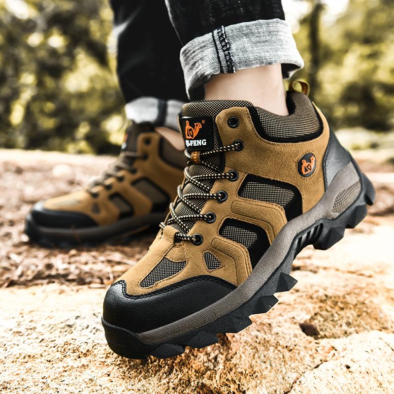 39-48 Uomo Taglie Forti Scarpe alla Moda High Top per Escursionismo e Alpinismo all'Aperto con Imbottitura in Cotone Peluche Scarponi da Neve