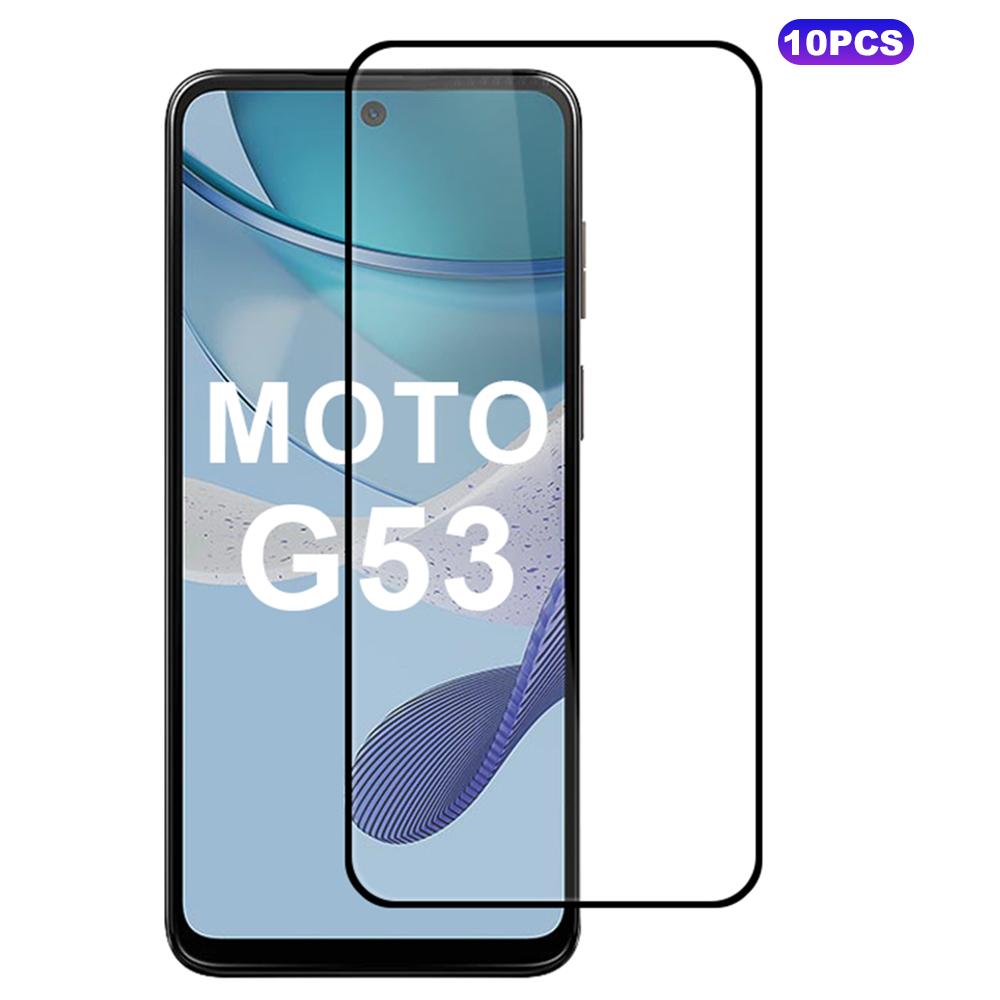 

10Pcs For Motorola Moto G53 5G Screen Protector Anti-Scratch Silk Printing Film Type A