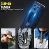 Mini Portable Rechargeable LED Torch Light, Waterproof Outdoor Work Pocket Flashlight with Magnetic Grip, Compact LED Flashlight