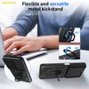 For Xiaomi Redmi 15 4G (EU) (171mm) Case Kickstand PC+TPU Phone Cover with Camera Lens Slider