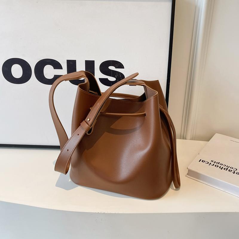 

Винтажная модная сумка-ведро большой емкости для женщин, осенне-зимние сумки на плечо для поездок на работу, подмышечные сумки, высокое качество, женская упаковка (20cm<Max Length<30cm)