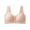 Front open buckle smooth face wide shoulder strap without steel ring, comfortable mother bra cover gathering vest type