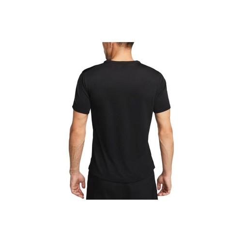 Nike Solid Color Quick-Dry Men's T-Shirt Black