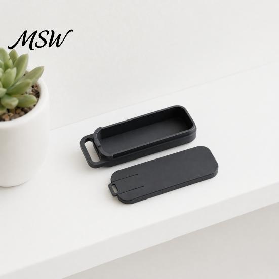 Smooth Surface Storage Bin Rectangular Box, with Slide Top, Durable PLA Desktop Container, Jewelry Space Saving Coin Organizer, for And Hair