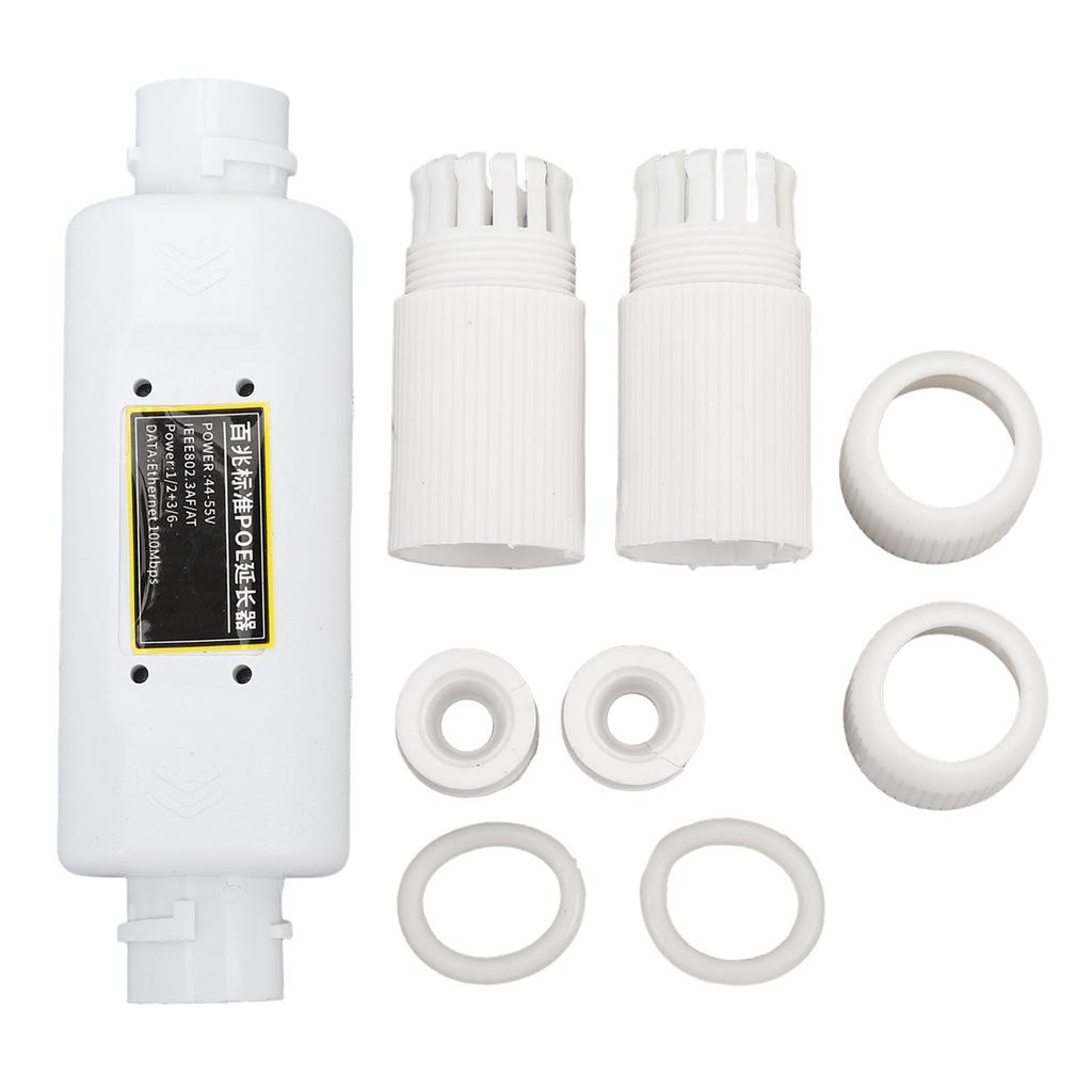 POE Combiner Splitter Adapter IEEE802.3AF AT Standard 10 100Mbps Waterproof Extension Ethernet