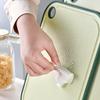 1/2pcs Double Sided Wheat Straw Cutting Board Kitchen Classification Cutting Board Thickened Belt Garlic Grinder Cutting Board