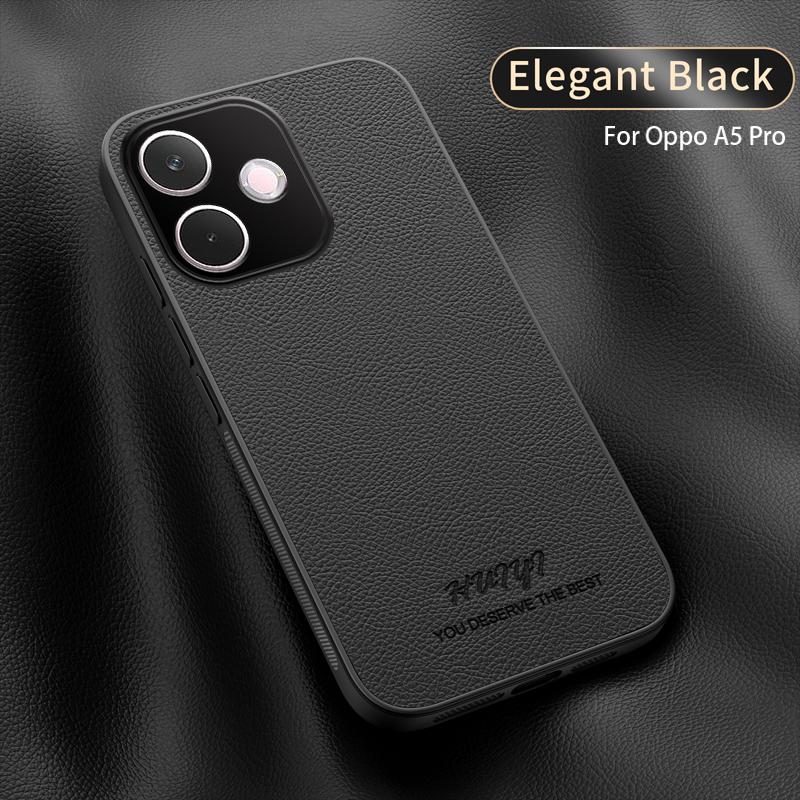 Luxury Business Leather Soft Frame Magnetic Cover For OPPO A5 Pro OPPOA5Pro Phone Cases Capa
