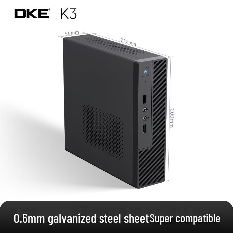 All-Aluminum Mini ITX Desktop Case with Integrated Graphics and DC Power Support