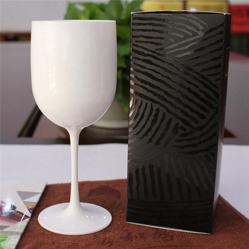 CYCLI-4Pcs Legant And Unbreakable Wine Glasses, Plastic Wine Glasses, Very Shatterproof Wine Glasses