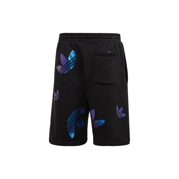 adidas Originals Trefoil Logo Print Casual Shorts Men Bottoms Blue Black GD0984