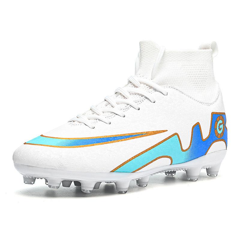 A pair of 2025 football shoes, women's broken nails, high-top training shoes, boys and teenagers, student competition, spike sneakers