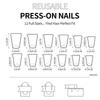 120 Pieces Glossy Black Duck Press On Nails Nude Medium French Tip Nails  For Nail Art