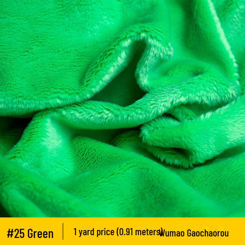 5mm Ultra-Soft Crystal Plush Fabric for Doll Pillows