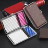 Leather Cigarettes Case Creative Classic 20-piece Pocket Box Cigarettes Storage Reusable PU Leather Cigarettes Container