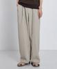 KIIMUIR Summer Semi-Wide Slacks_Beige