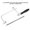 Adjustable Mini Hand Saw U Shape Jeweler's Sawbow Steel Hacksaw Spirals Saw Blade Kit DIY Hand Tool Jewelry Woodwork Craft Tools