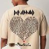 2026 Unisex Clothing Cotton Normcore Tshirt Def Leppard Band Hipster Retro Streetwear Unisex Fashion Oversized Women's Casual Shirt