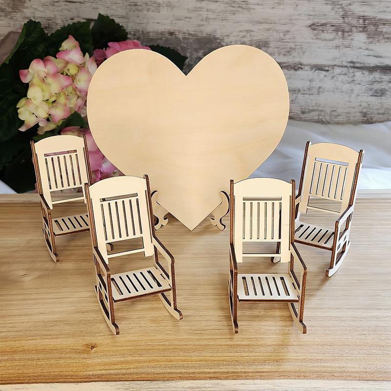 Graduation Wedding Memorial Sign Our Loved Ones Remembrance Memorial Sympathy Gift Wooden Plaque With Chairs