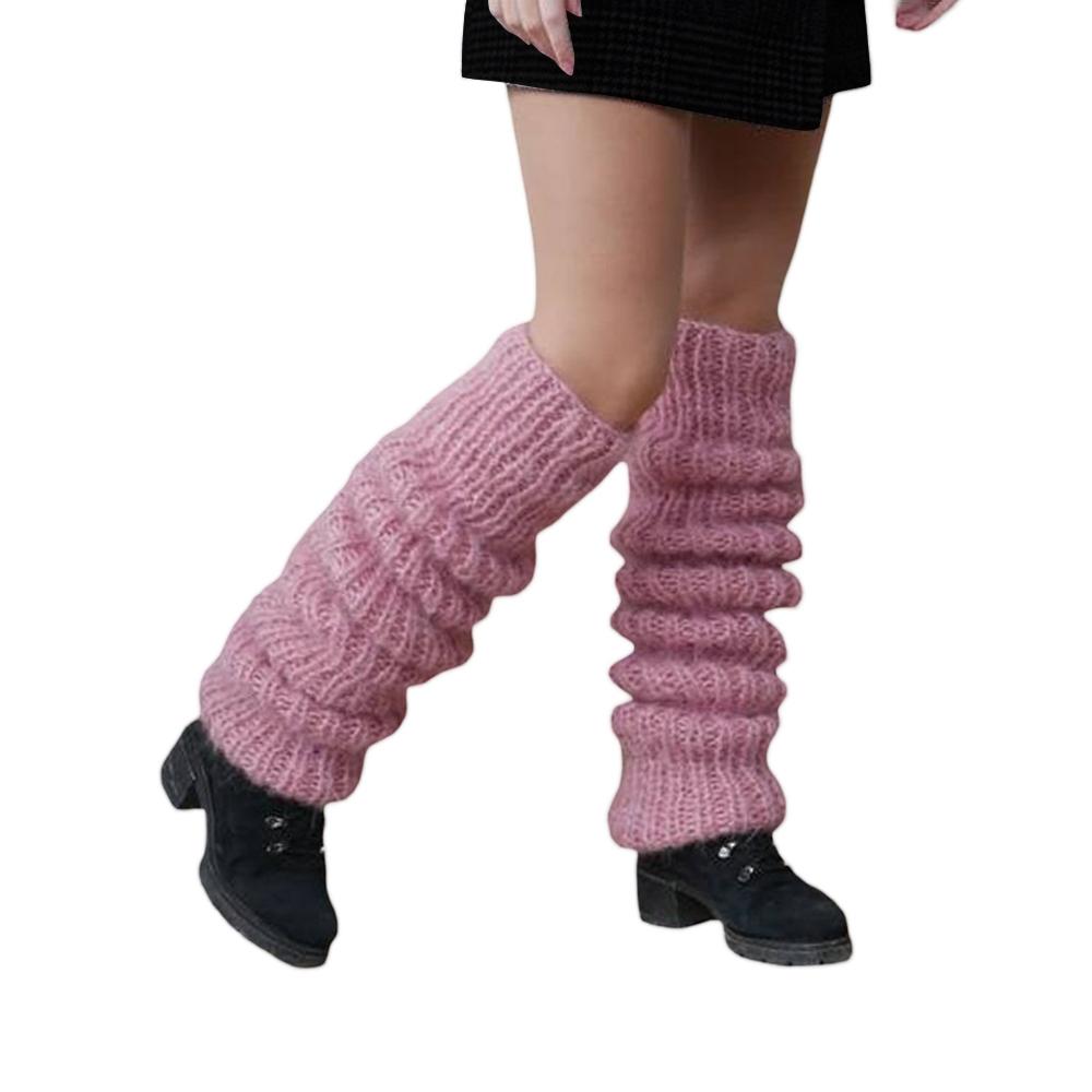 Șosete Lungi Tricotate Gothic Lolita Pufoase Accesorii Goth Acoperitori de Picior Mănuși de Modă Jambiere