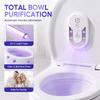 White Toilet Disinfection Lamp UV-C Germicidal Lamp Multi Purpose Portable Sanitizer  Toilet