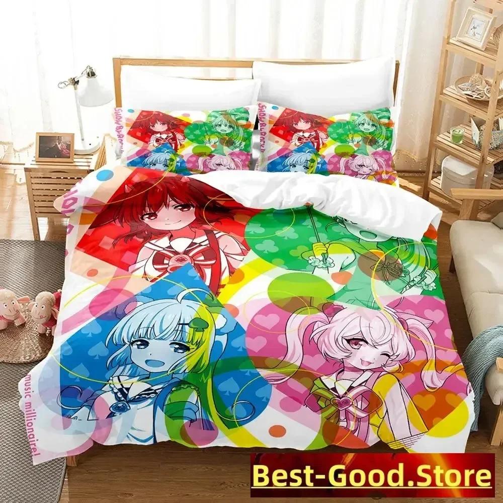 New Show By Rock! Bedding Set Single Twin Full Queen King Size Bed Set Adult Kid Bedroom Duvetcover Sets Anime parure de lit Bed