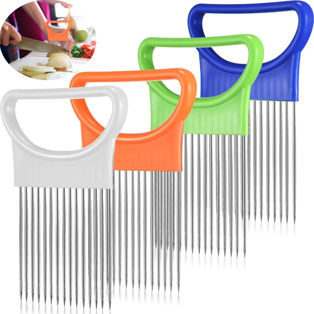 Onion Cutter Vegetables Slicer Tomato Cutting Aid Holder Guide Slicing Kitchen Accessories Gadgets 2025