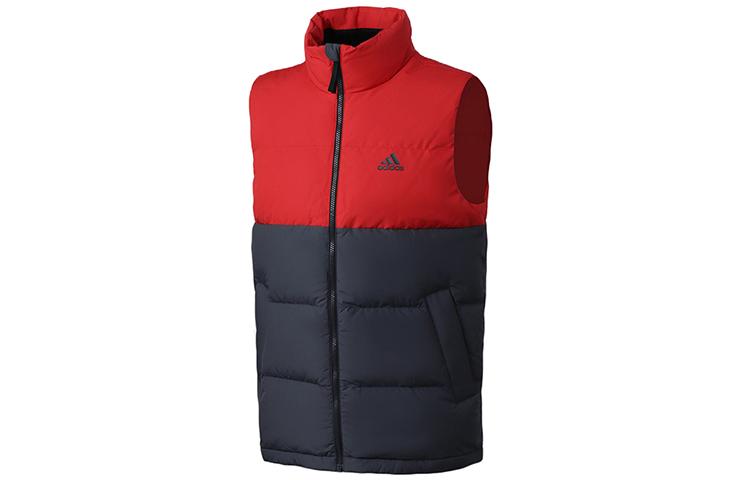 Adidas Down Vests Men s Navy Blue Stand Collar Moderate Other GF0056 M