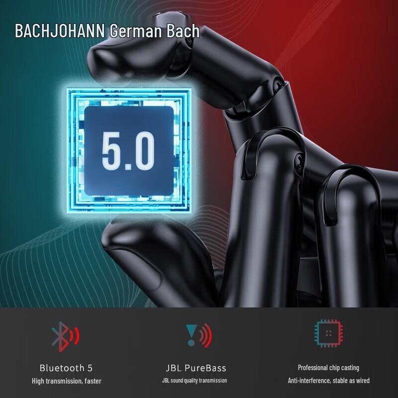 Bach Johann Neckband Smart Sports Bluetooth Earbuds