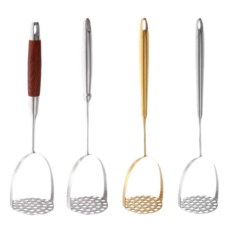 304 Stainless Steel Multifunctional Potato and Pumpkin Masher for Baby Food