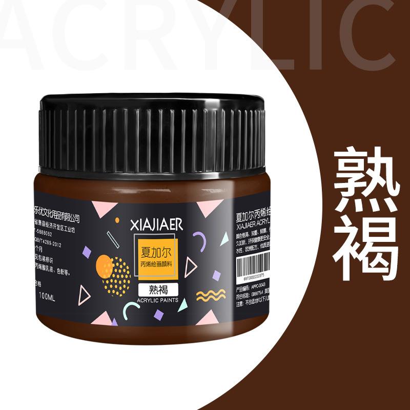 1pcs Art Acrylic Pigment 100ml 38 Colors In Jar,Doodle,DIY,Can Be Used For Wall,Stone,Textile Painting Art Supplies