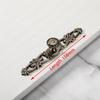 NAIERDI White Rose Flower Kitchen Cabinet Handles European Zinc Alloy Bronze Door Handles Drawer Knobs Furniture Hardware