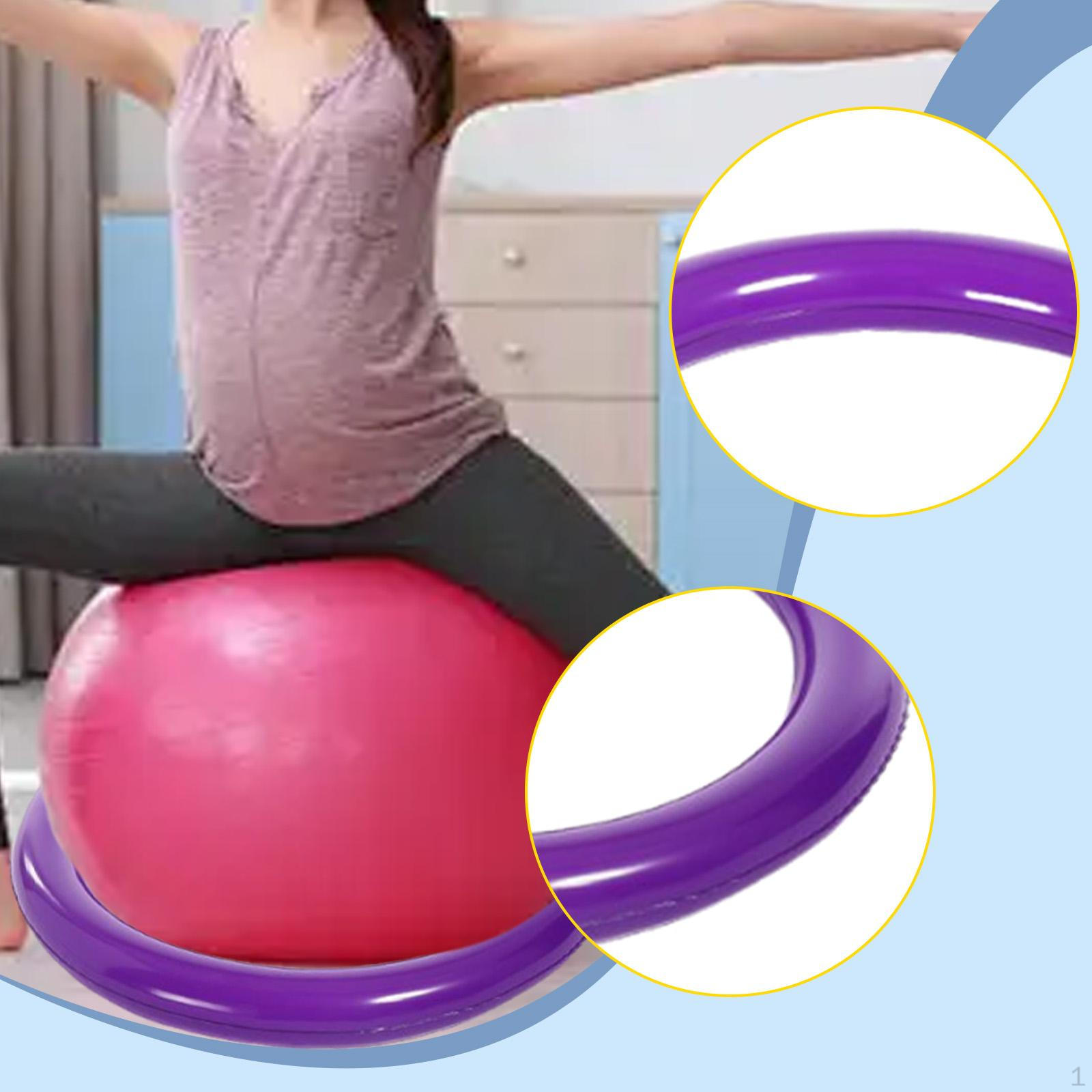 

Основание для фиксации мяча для упражнений, устойчивая подставка, стабильная, удобная шайба для позиционирования, универсальная йога