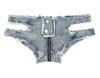 Autumn Women's Sexy Low Waist Ripped Denim Shorts