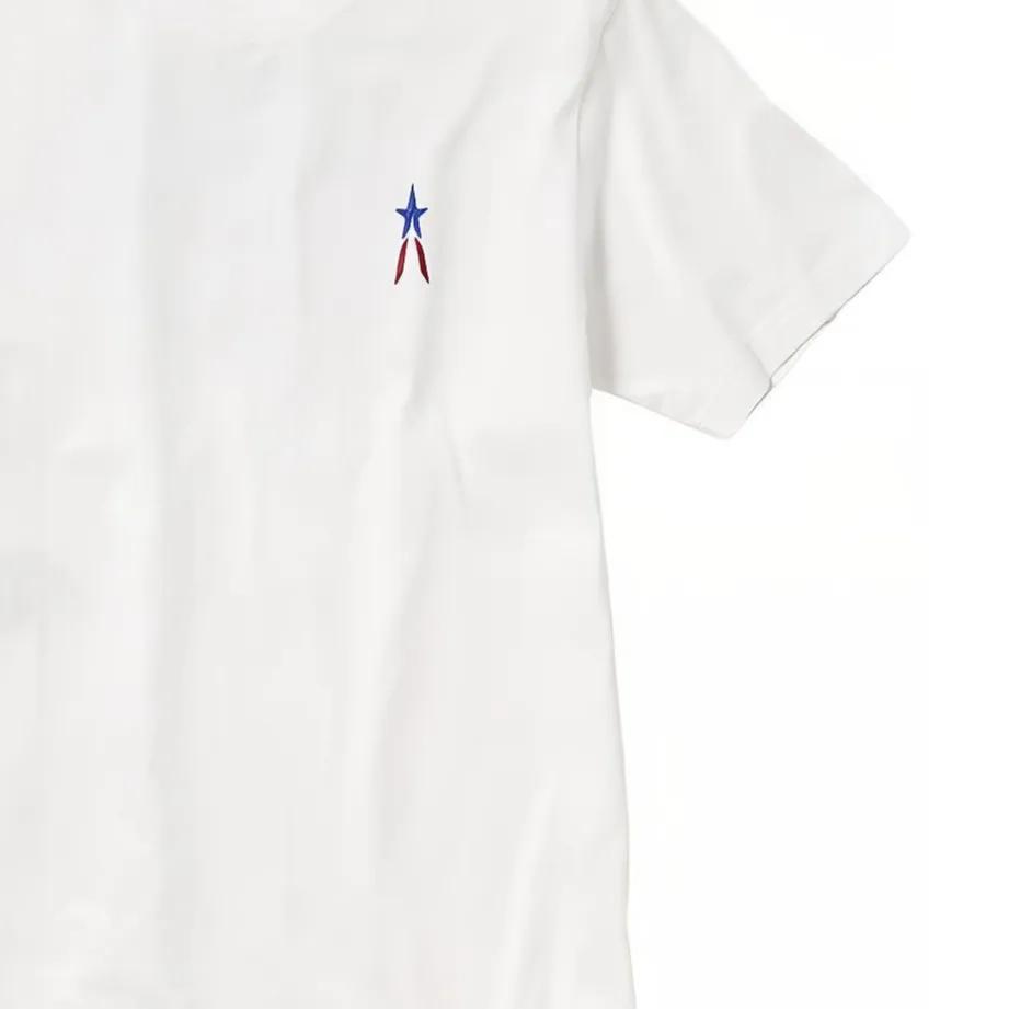UNIQLO T-Shirts Unisex White Crew Neck Moderate Straight Fit (Unisex) T-Shirts 458598 00