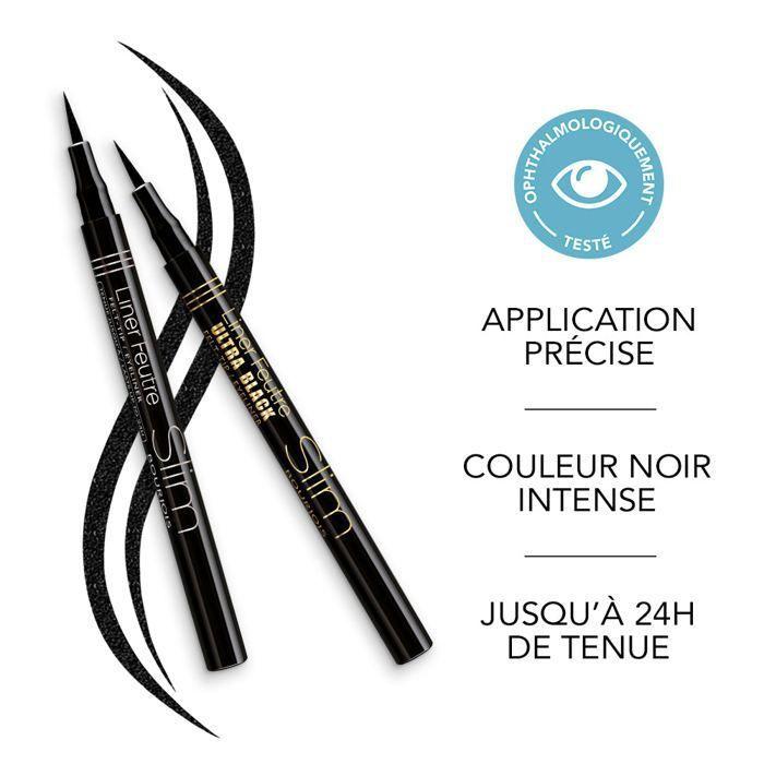 Eyeliner Feutre Slim - Bourjois - #16 Black - 0,8 Ml - Précis Et Intense - Application Feutre