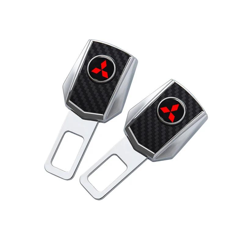 Heavy Duty Seatbelt Plug Adapter Car Interior Accessories for Mitsubishi Ralliart Lancer EX Triton Outlander ASX Pajero L200 EQ1 kyzm5