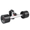 2pcs   Truck with Skate Wheel Riser Pad Bring Accessory(black shaft black wheel)