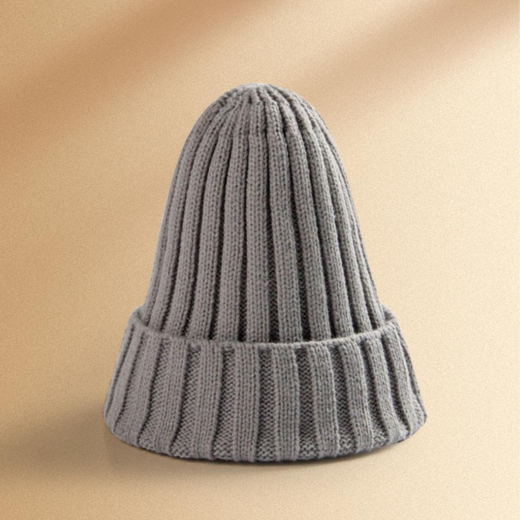 Men's And Women's Winter Warm Straight Strip Flanged Hat, Woolen Hat, Fashionable And Versatile Hat