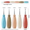 5Pcs Interlockable Nail Dotting Pen Multicolor Handle Rhinestone Picker Tool  Manicure Accessories