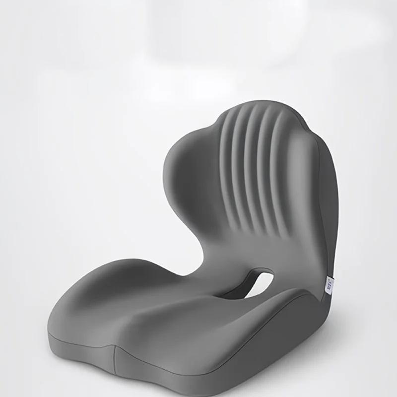 L-Shaped Memory Foam Cushion Ergonomic Office Chair Seat Pressure-Reducing Hip Waist Support Tailbone Pillow Car Seat Cushion