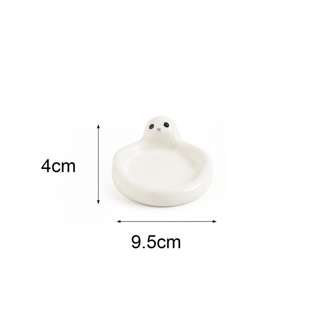 Irregular Shaped Ceramic Seasoning Dish Cute Polar Bear Penguin Dip Dish Seasoning Tool Cartoon Ceramic Snack Dish Distributor