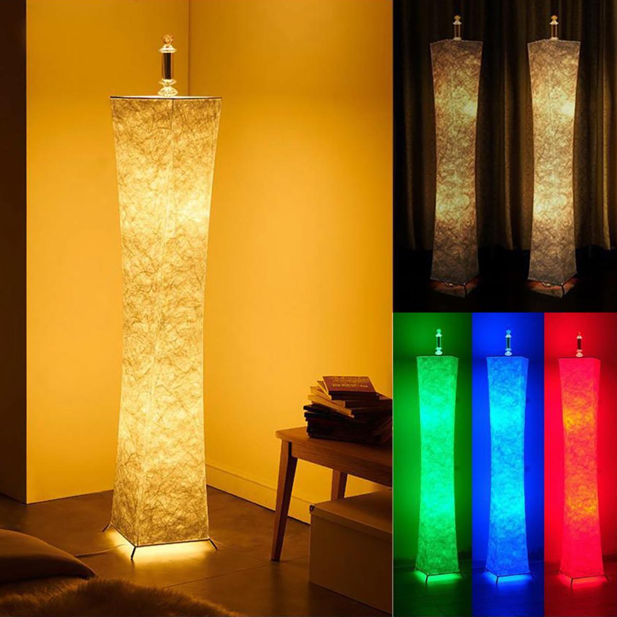 

Светодиодный торшер с тонкой талией RGB, меняющий цвет, романтическая яркость, регулируемая с дистанционным управлением, домашний декор для офиса, спальни